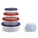 Food Storage Containers Set 7 PCS | Airtight Flip-Top Lids | Kitchen & Pantry Organization | Stackable & Reusable