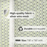 Cleaning Scrub Pads 3 PCS | Reusable Kitchen Cleaning Cloth | Heavy Duty Mesh + Soft Fabric | Multi-Purpose Cleaning - Image 4