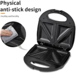 7-in-1 Multi Snack Maker 750W | Sandwich, Waffle, Donut & Grill Plates | Non-Stick | Removable Plates | Easy Cleaning - Image 5