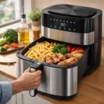 Air Fryer 15.5L 3400W | Large Capacity Digital Air Fryer | 8 Preset Functions | Adjustable Temperature & Timer | Stainless Steel Design - Image 5